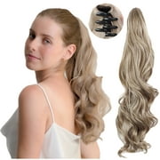 Hair Extensions & Accessories on Sale！Wiradney Wig Female Ponytail Wig Long Straight Hair Extension Piece Ponytail Wig Female The Hair B