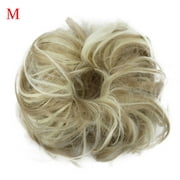 Hair Extensions & Accessories on Sale！Wiradney Women's Curly Messy Bun Hair Twirl Piece Scrunchie Wigs Extensions Hairdressing The Scrunchie M