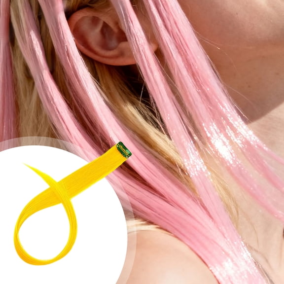 Hair Extensions In Synthetic Fiber Hairpieces 22 Inch Straight For Party Wig Enhancement For Versatile Styling