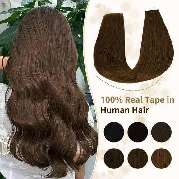 Hair Extensions Real Human Hair 100% Remy Natural Tape In Extensions Straight Tape in Hair Extensions Human Hair Seamless 20pcs/pack 14inch