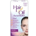 thumbnail image 1 of Hair Off Facial Buffer - Painless & Chemical Free Facial Hair Remover & Gentle Face Exfoliator - Hair Eraser to Slow Regrowth on Chin, Lip & Cheeks (3 Buffers Per Box), 1 of 7