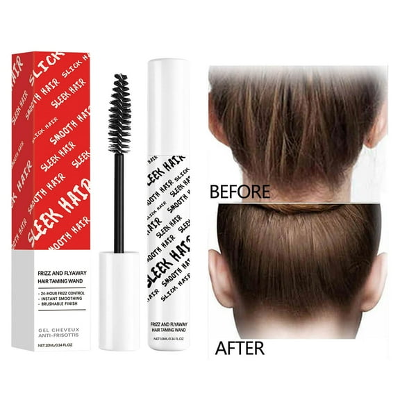 Hair Finishing Stick, Anti Frizz Flyaway Wand Hair Finishing Stick, Hair Finishing Stick, Lightweight Gel Control Stick for Smooth, Sleek Hair, Anti-Frizz Styling