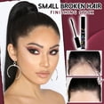 Hair Finishing Stick Gel,Glue Hair Hair Brush Moisturizing Shiny Not Greasy Small Curly Hair