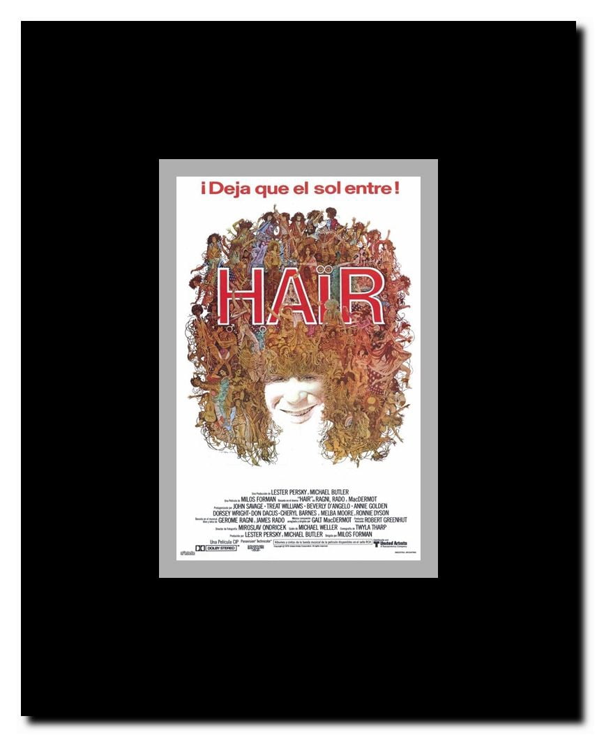 Hair Framed Movie Poster