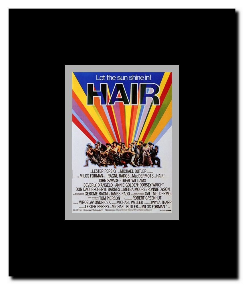 Hair Framed Movie Poster