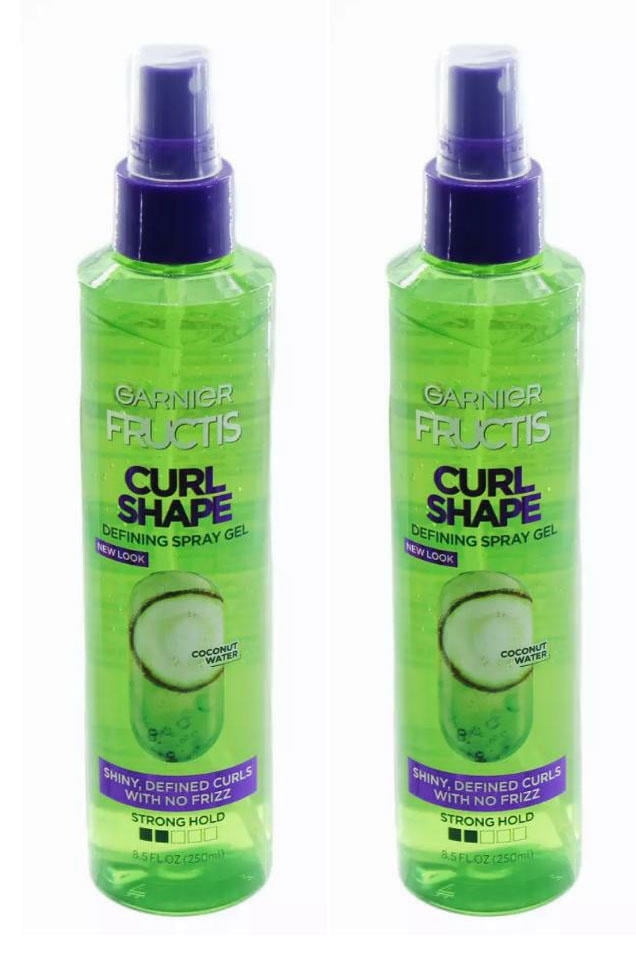 Garnier Hair Gel Garnier Fructis Style Curl Shaping Spray Gel Strong, 8.5 oz 2 Pk