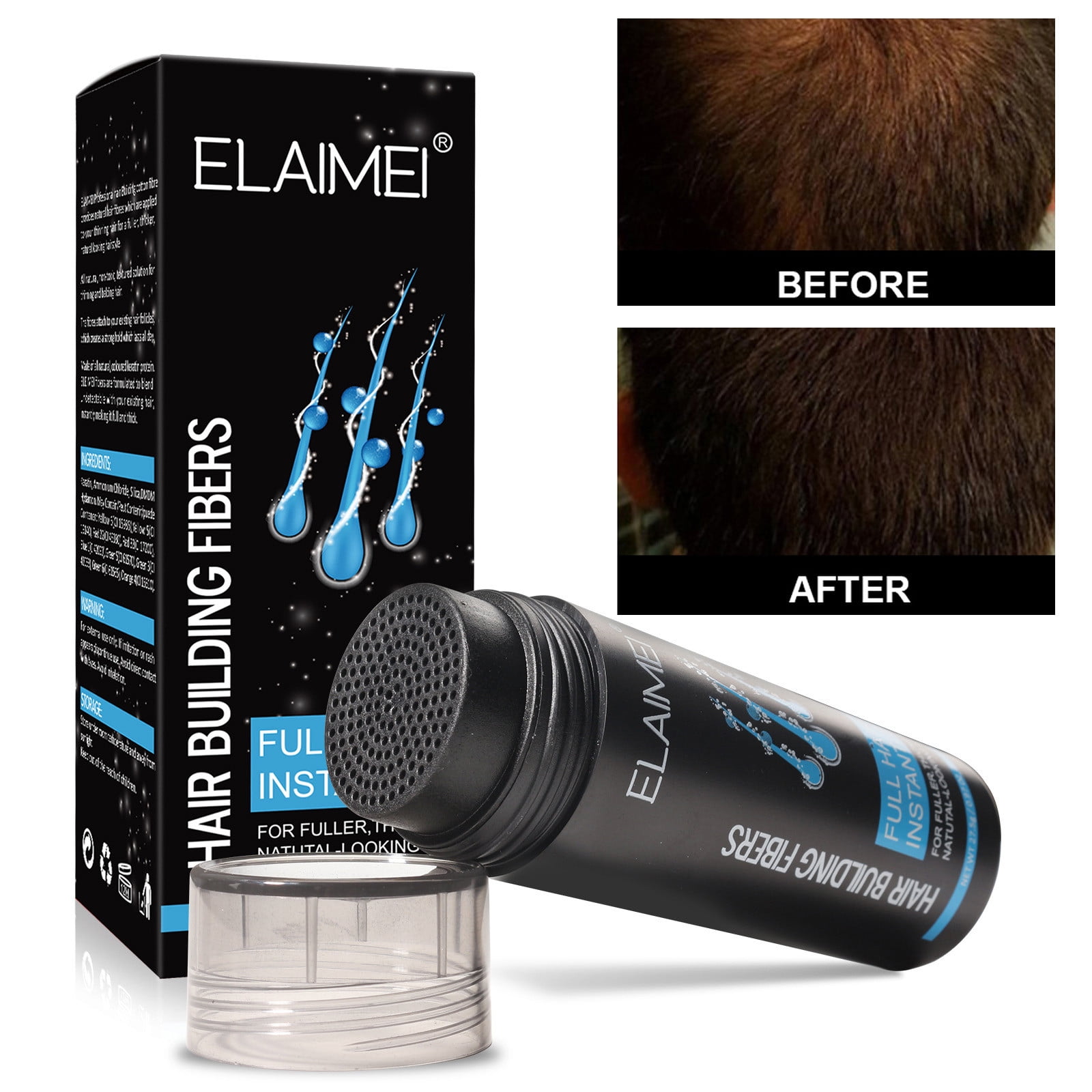 Hair Growth Fiber Powder, 27.5g Hair Renovate Spray Hairdressing Powder