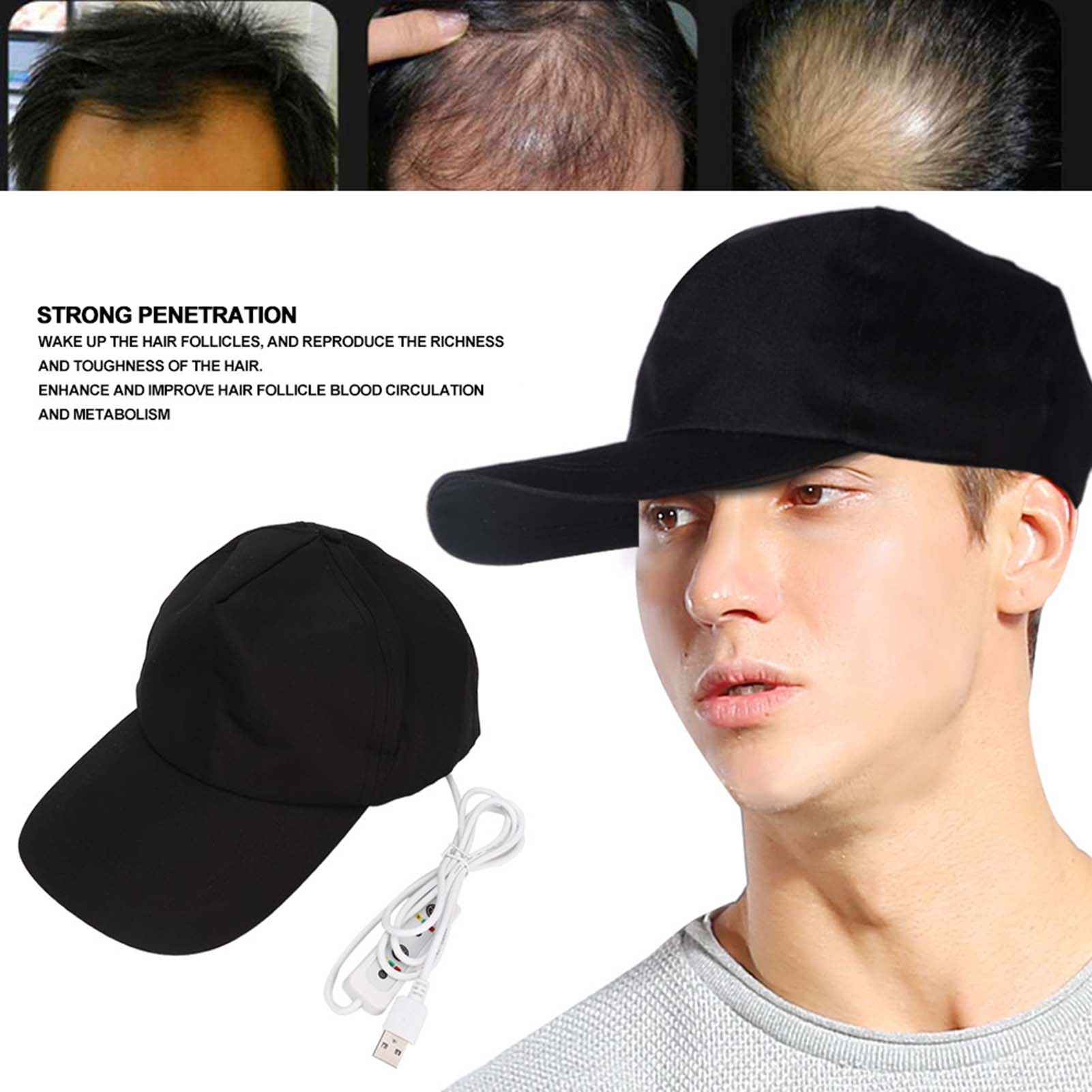 Hair Growth Helmet, Alopecia Treatment Regrowth Hair Loss Helmet