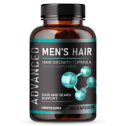 Hair Growth Vitamins For Men - Anti Hair Loss Pills. Regrow Hair & Beard Growth Supplement by NutraPro