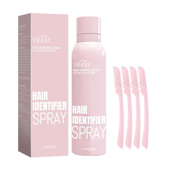 Hair Identifier Spray Set For Face Shaving Moisturizing Dermaplaner Spray For Face Shaving Skin Care