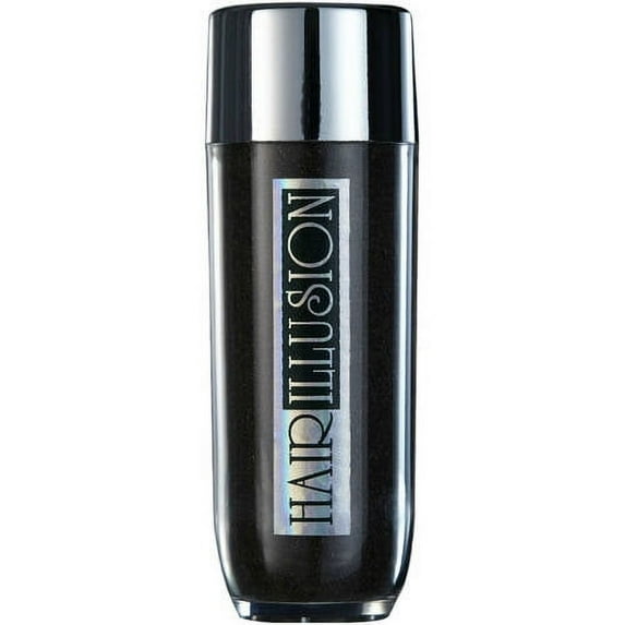 Hair Illusion Jet Black Natural Hair Fibers, 38.5 g