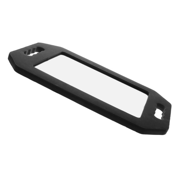 GOOHOCHY Large Foam Hand Mirror with Handle Rectangular Hand Held Mirror for Hair Salon Hairstylist Barber Accessories for Men and Women