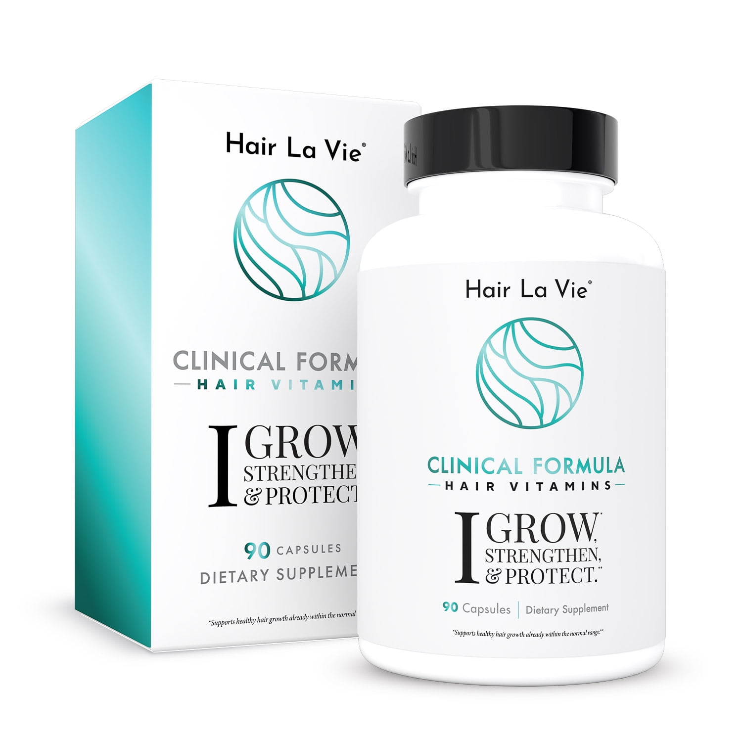 Hair La Vie Clinical Formula Hair Vitamins for Hair Regrowth, 90 Caps