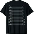 thumbnail image 1 of Hair Length Chart - Funny Hair Check T-Shirt, 1 of 3