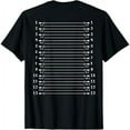 thumbnail image 1 of Hair Length Chart - Funny Hair Check T-Shirt, 1 of 6
