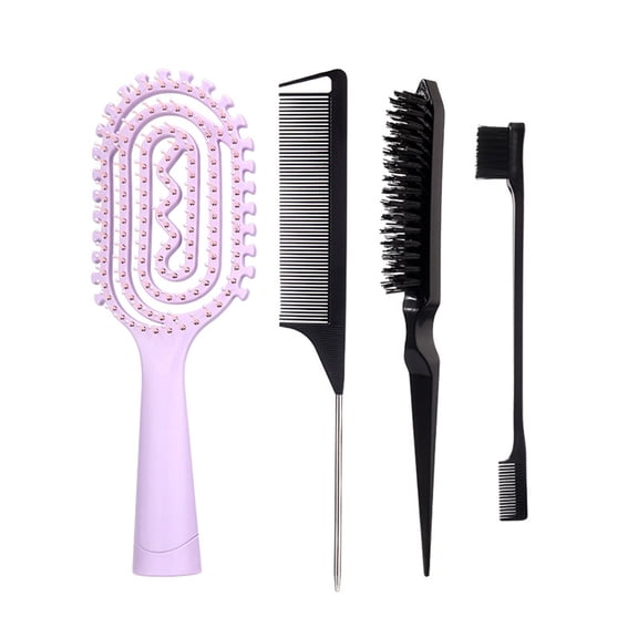 Hair Maintenance Set 4 Multi Functional Tools Trendy Aesthetic Gentle Scalp Massage For Women's Beauty Routine