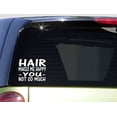 thumbnail image 1 of Hair Makes Me Happy *I535* 6x6 inch Sticker decal, 1 of 1