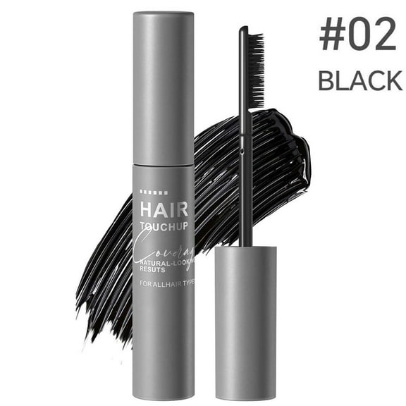 Hair Mas&cara,Hair Mas&cara For Gray Hair,Root Touch Up,Root Touch Up Hair Color,Gray Hair Cover Up,Natural Hair Color Stick,Long-lasting Waterproof(Black 9g/0.32oz)Clearance from Biweutydys