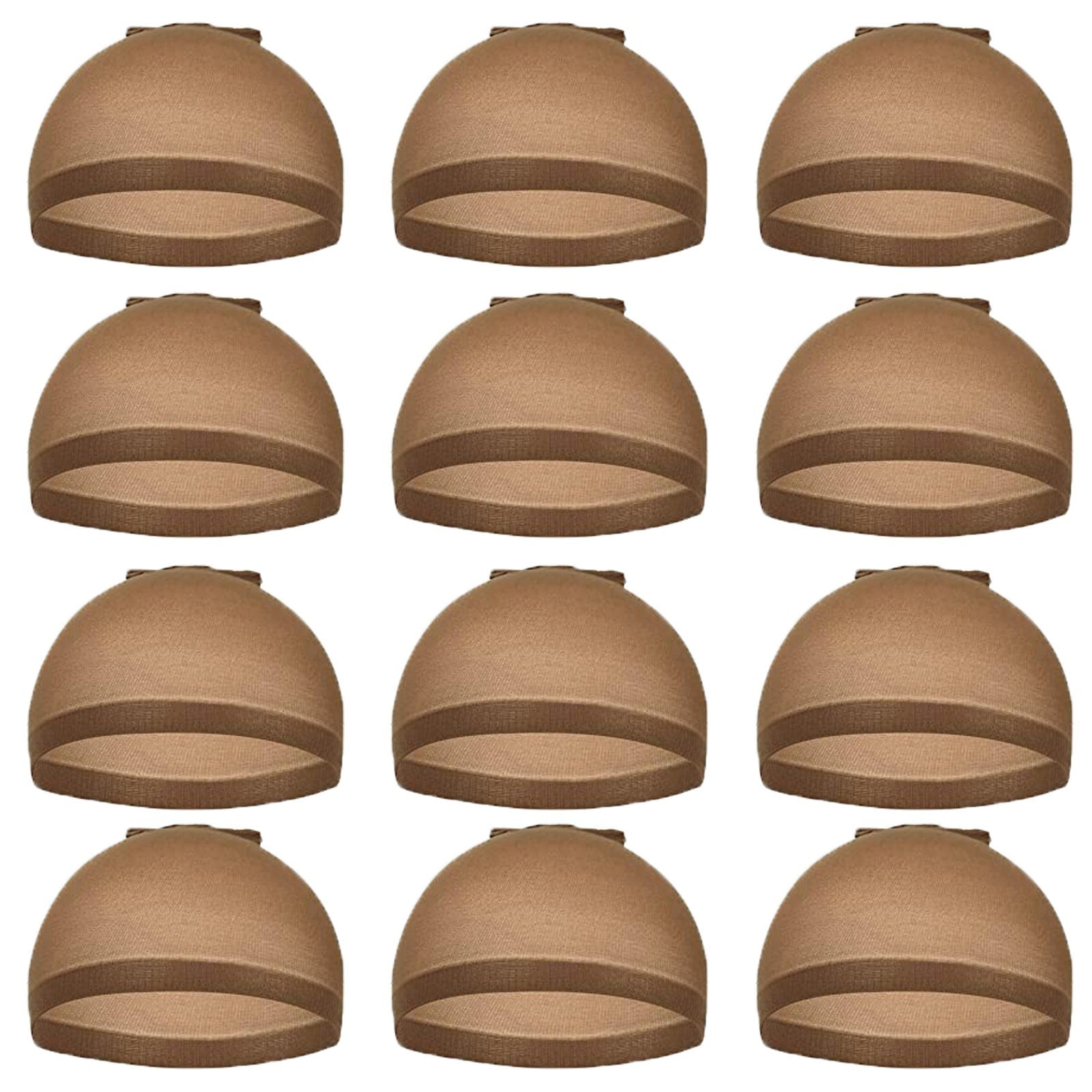 Hair Mesh Wig Cap Hair Net Stocking Wig Caps for Women 12 Pack Light Brown  Practice Makeup Head Human Clip in Hair Extensions Women Hair Doll Head  Styling Mannequin Bust Head Male