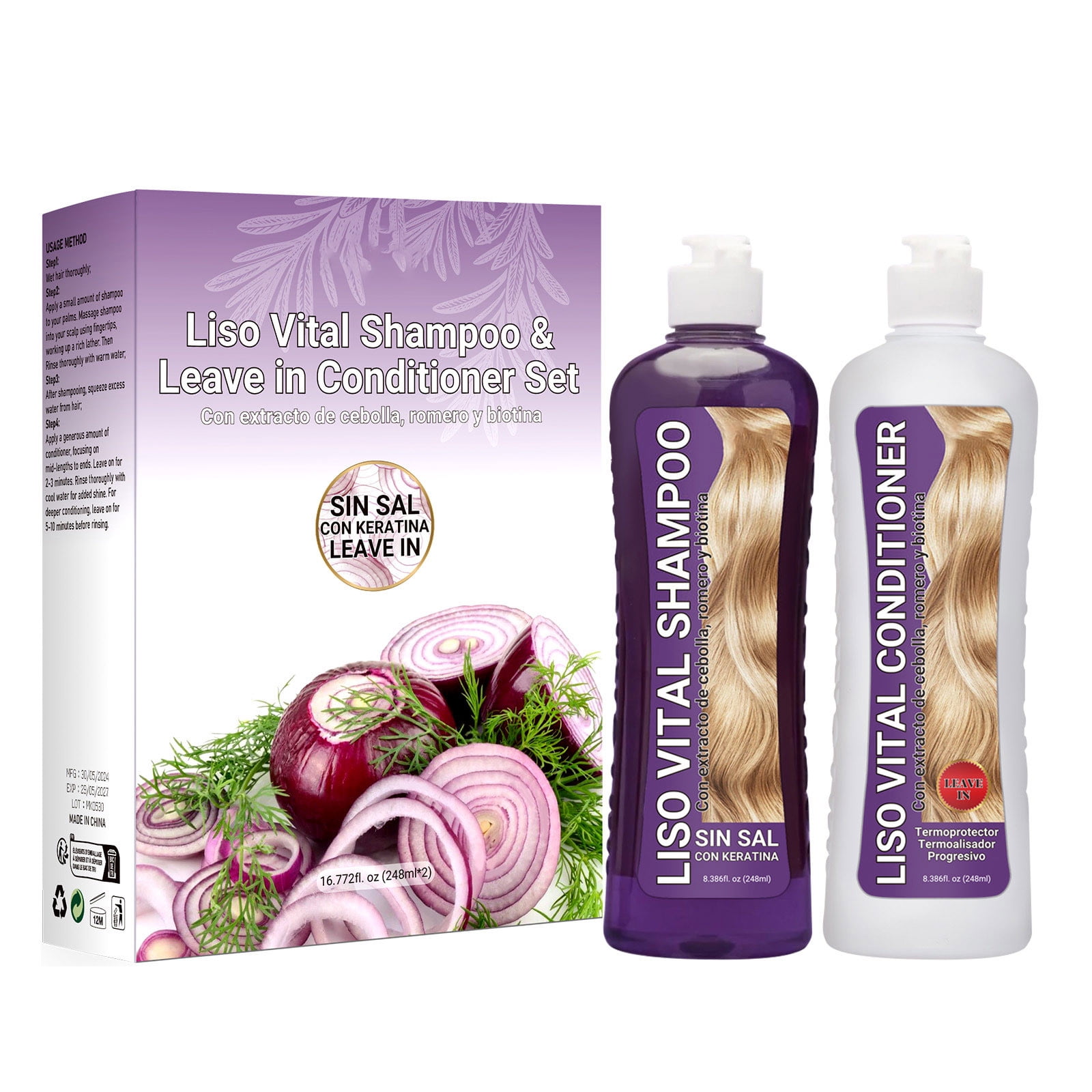 Hair Moisturizer for Dry Hair Damaged Split End with Shampoo The Last