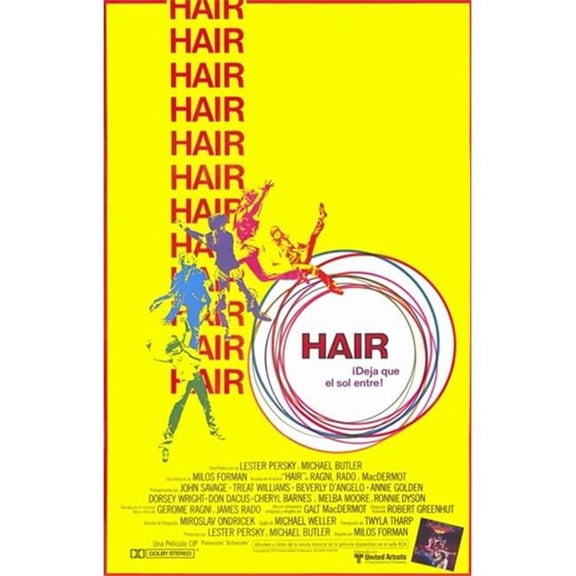 Hair Movie Poster - 11 x 17 in.