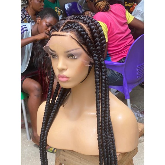 Hair 'N' Tingz Pop-Smoke Handmade Wig