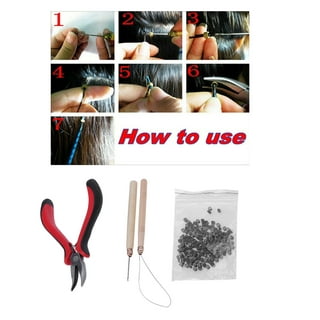  Lusecarl Needle and Thread for Hair Extensions 3 Rolls