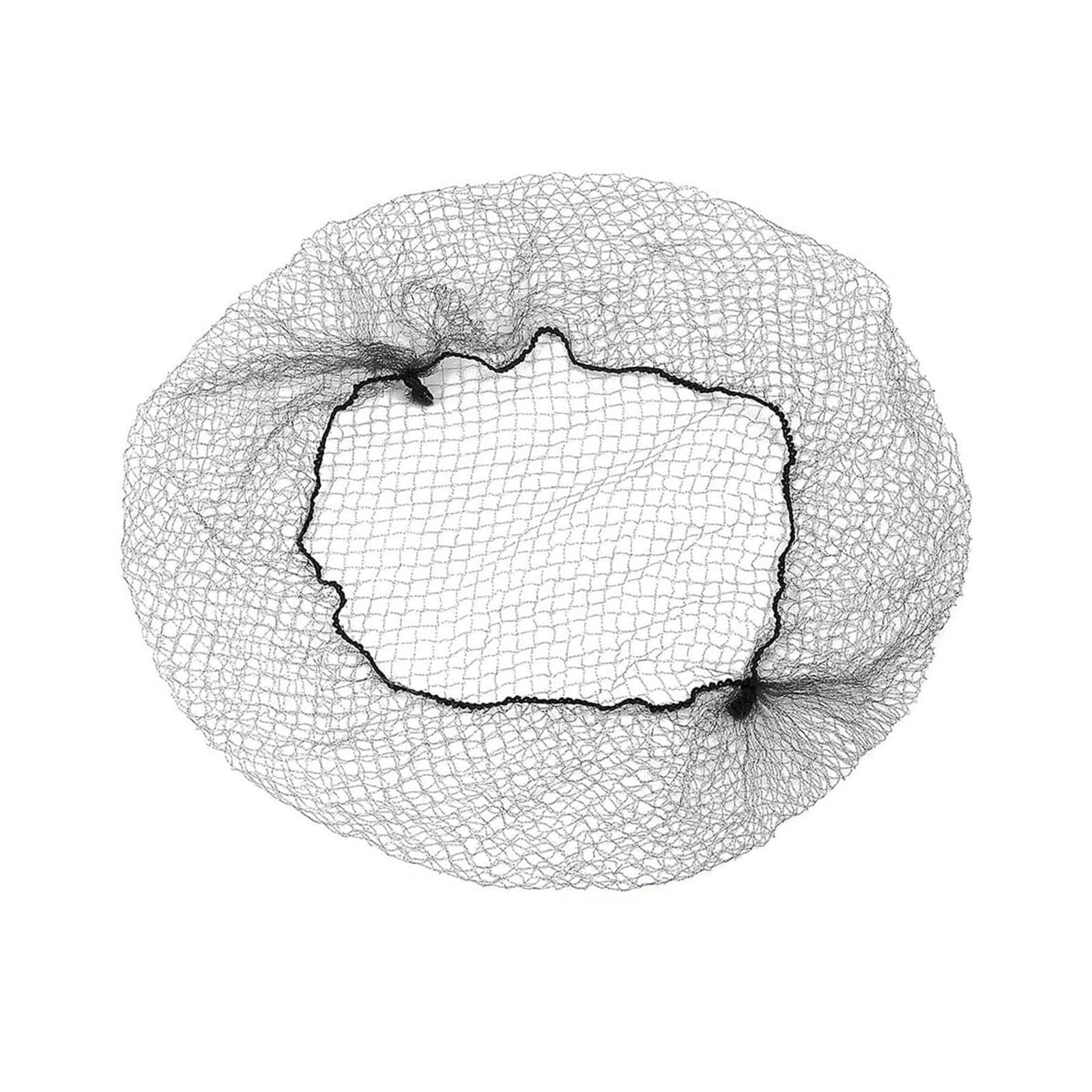 Hair Net 100Pcs 20Inches Individual Packed Hair Elastic Edge Mesh