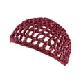 thumbnail image 1 of Hair Net! Yigetop Women's Handmade Hairnet Wig Cap Top Net Cap Solid Color Hair Care Cap Sleeping Cap Hair Wrap for Sleep B One Size, 1 of 3