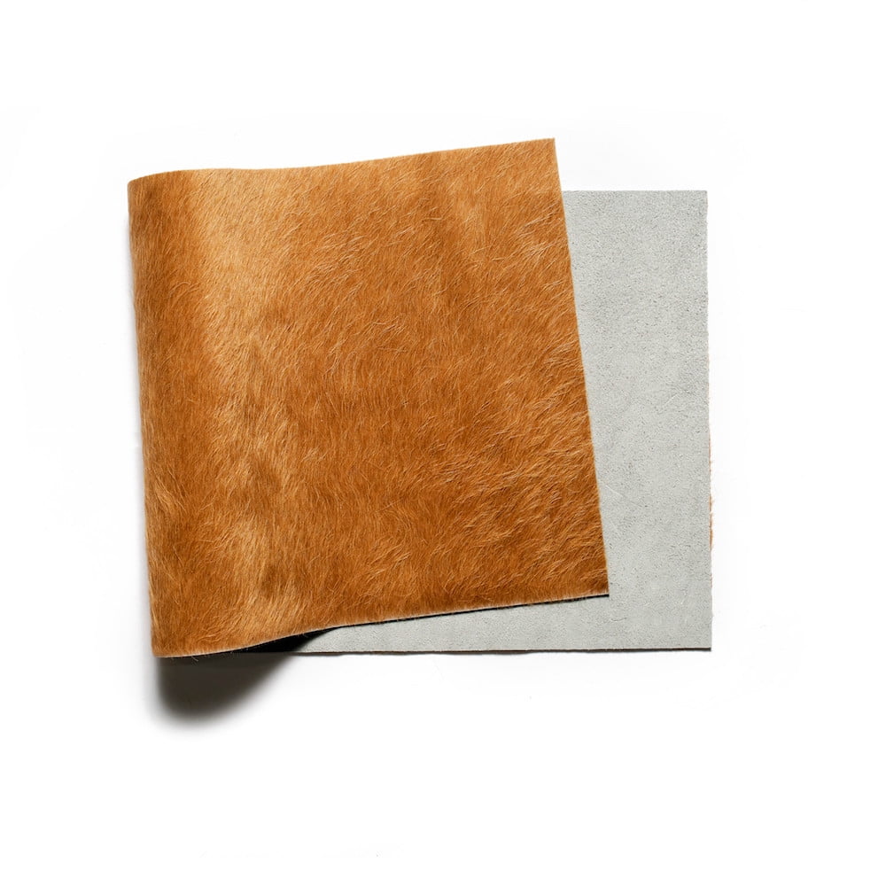 Hair On Hide Leather, Panel, Beige