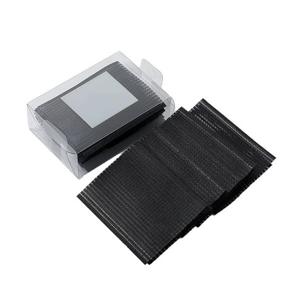 Hair Pad, 20 Pcs Magic Bangs Hair Fringe Stickers, Hair Accessories - Black