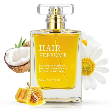 Hair Perfume, Pheromone Hair Perfume for Women, Hair Oil with Natural Ingredients and Long-Lasting Fragrance for Dry Damaged Hair, 50ML