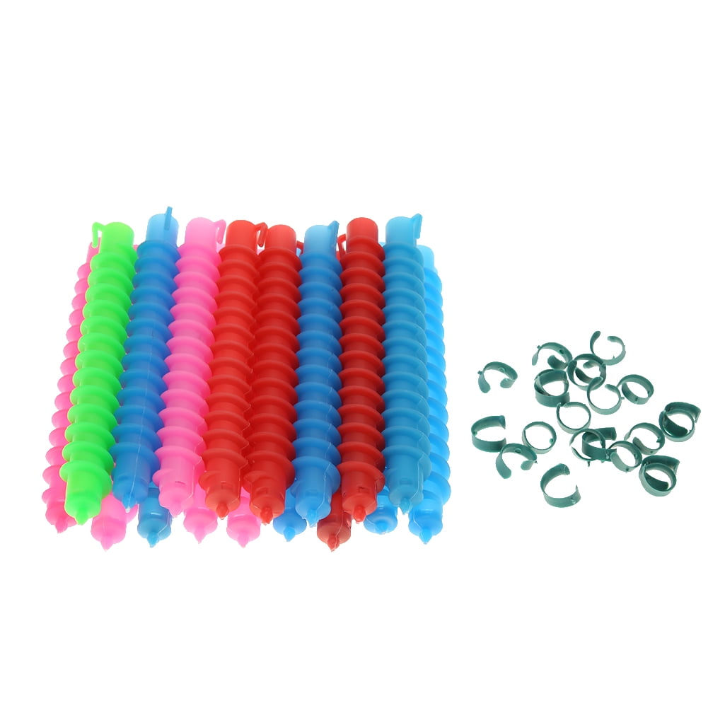 Hair Perm Rods Spiral Hair Perm Rods DIY Plastic Long Hair Rollers ...