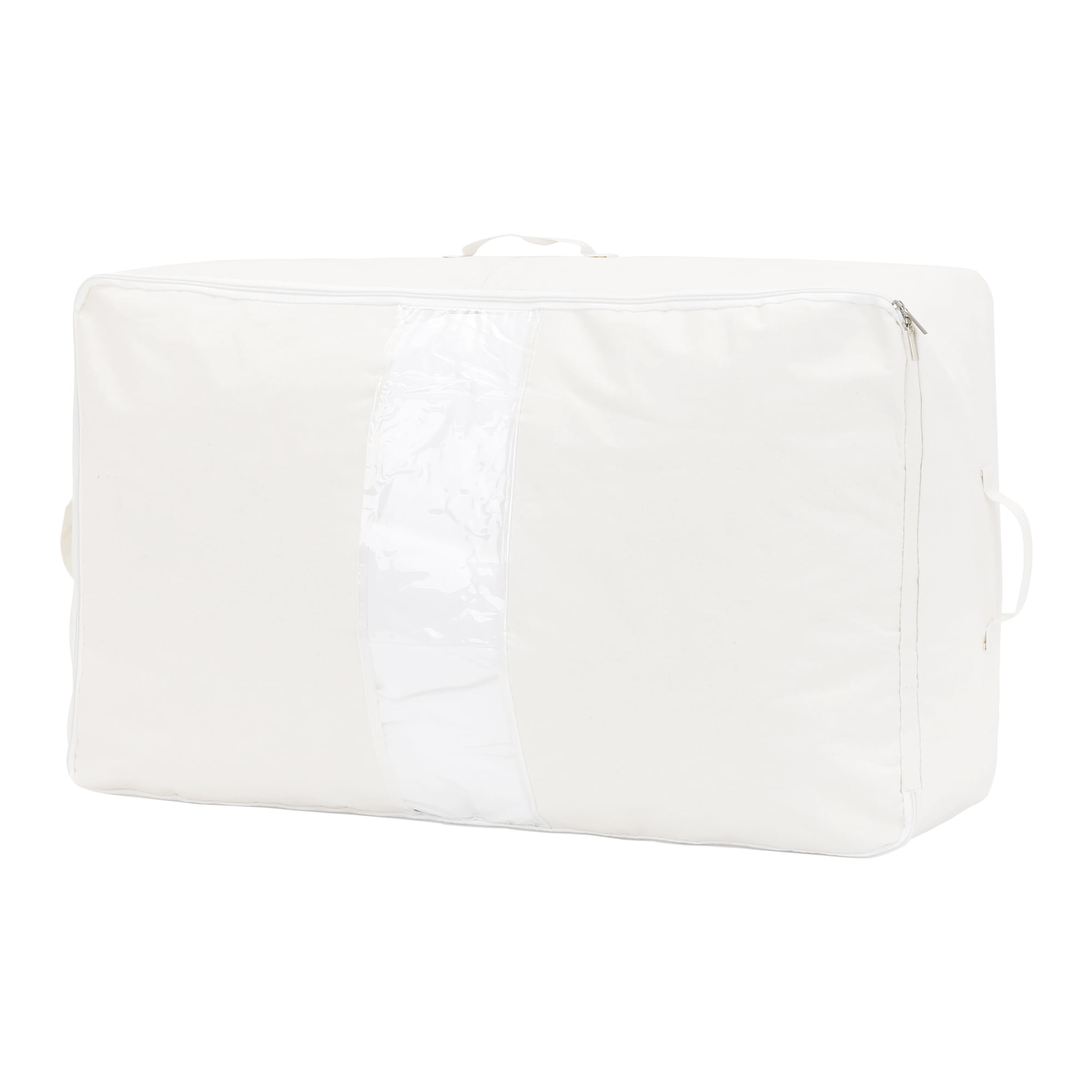 Unique Bargains 1 Pack Clothes Storage Bags Moving Bags White 20*19*8in