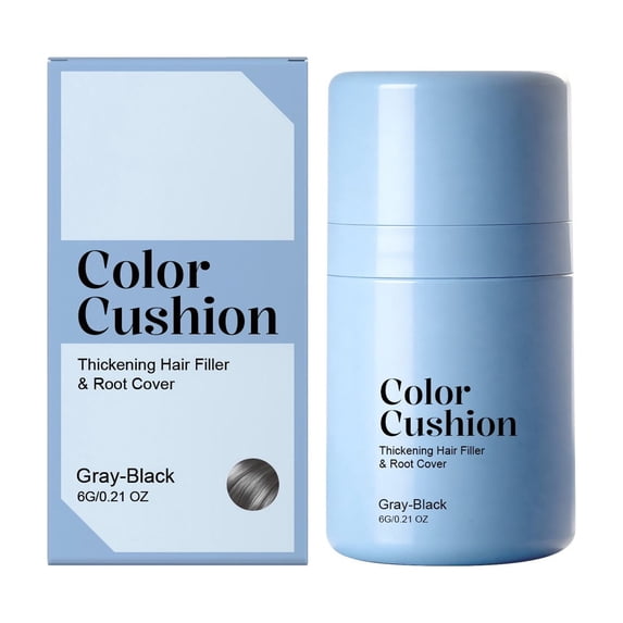 Hair Powder Cover Up for Gray Hair Concealer and Thickening Fiber for Thinning Hair Waterproof Sweat-Proof Hair Filler for Men and Women 6g - Instant Volumizing Root Touch Up for Sparse Areas