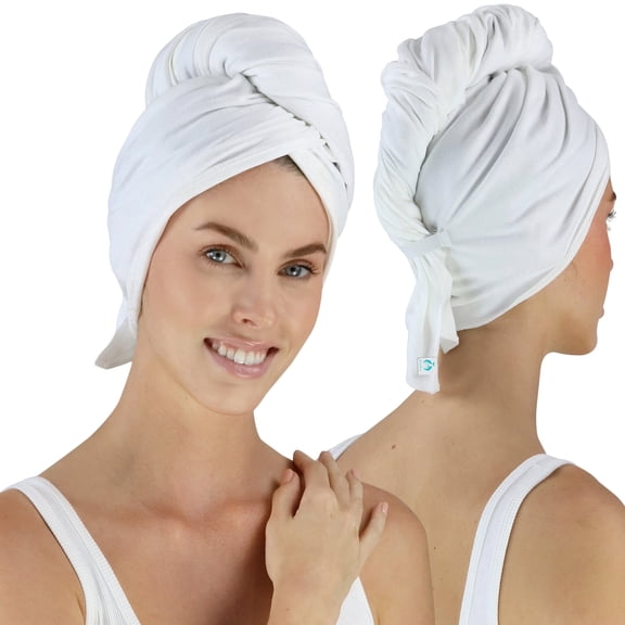 Hair RePear The Ultimate Hair Towel – Standard 21" x 44" Cotton Hair Towel for Wet Hair, Anti-Frizz Microfiber Alternative, Reduces Breakage, Gentle Fast Drying, No-Slip Fit