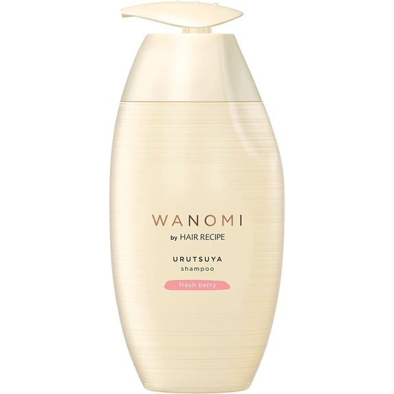 Hair Recipe WANOMI Rice Oil Urutsuya Fresh Berry Shampoo Pump 11.8 fl oz