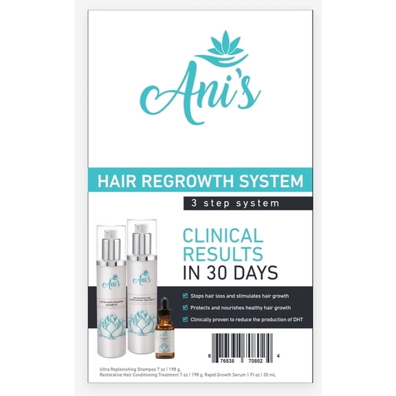 Hair Regrowth Kit | Advanced 3-Step System for Thicker, Fuller, Healthier Hair