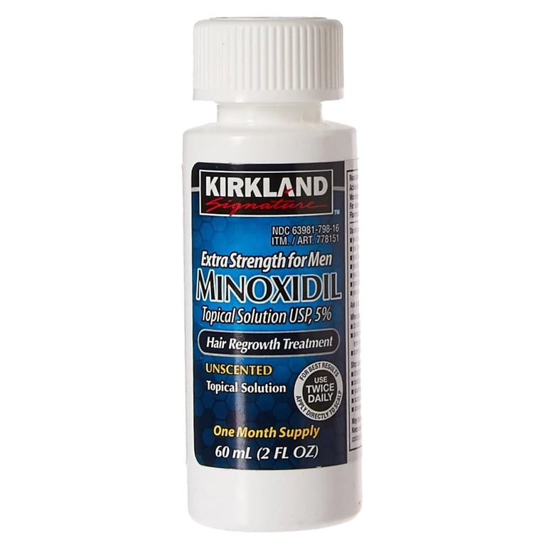 MINOXIDIL 5% FOR MEN 6 x 60ml Bottles (6 Month Supply) by Kirkland MINOXIDIL 5% FOR MEN 6 x 60ml Bottles (6 Month Supply) by Kirkland