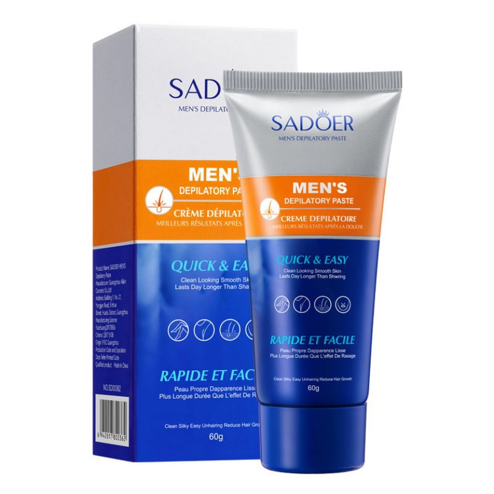Hair Removal Cream for Men,Hair Remover soothing & Effective & Painless