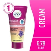 Hair Removal Cream  – VEET Legs & Body 3 in 1 Gel Cream Hair Remover, Sensitive Formula with Aloe Vera and Vitamin E, 6.78 fl ozTube