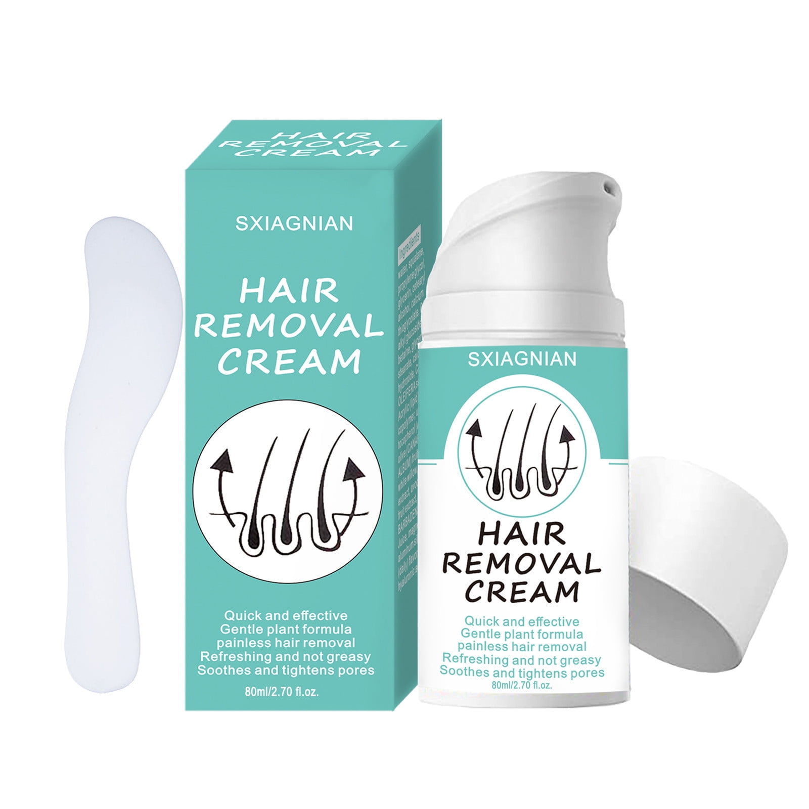 Hair Removal Cream for Women and Men Pubic, Bikini Line, Face, Limbs