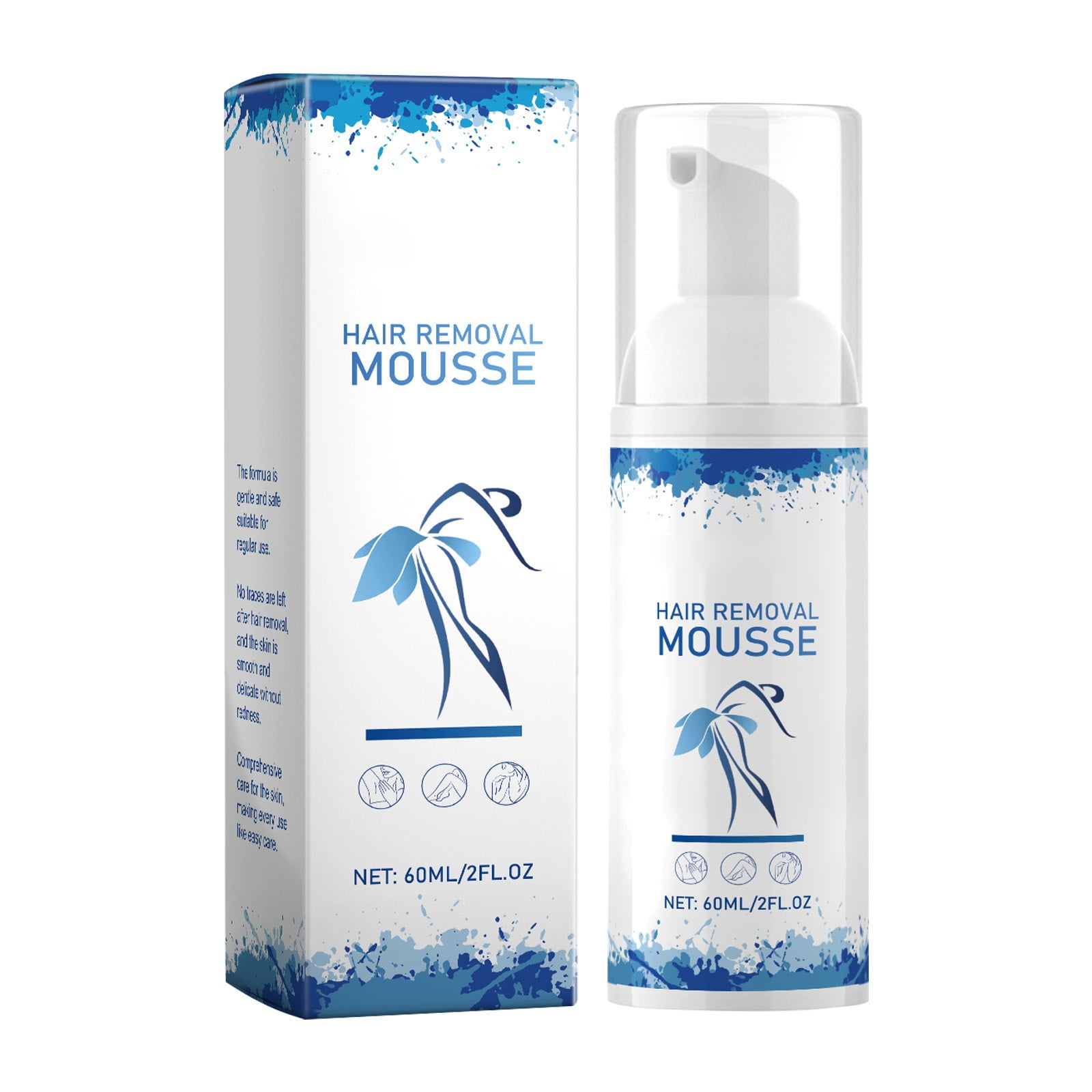 Hair Removal Cream for Women & Men: Sensitive Skin Hair Remover Spray ...