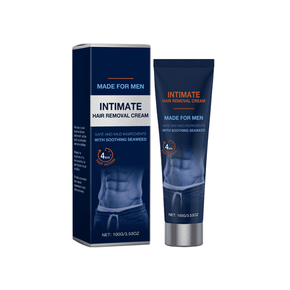 Hair Removal Cream for Men, Hair removal cream for body, back & legs, Painless Flawless Depilatory for All Skin Types