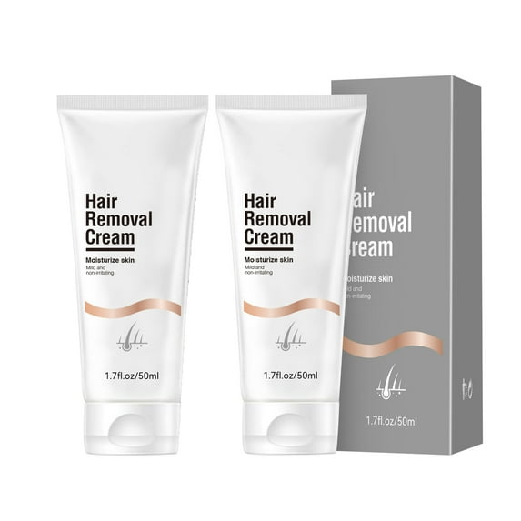 Hair Removal Cream for Women & Men, Painless Bikini Hair Removal Gel Hair Removal Lotion for Unwanted Hair, All Skin Types