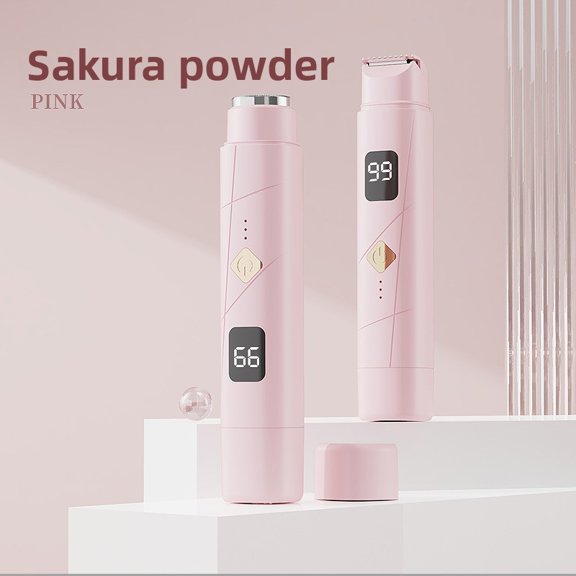 Hair Removal Device for Women, Dual-Head Shaver, Private Area Pubic Hair Trimmer, Electric Hair Removal Device for Women