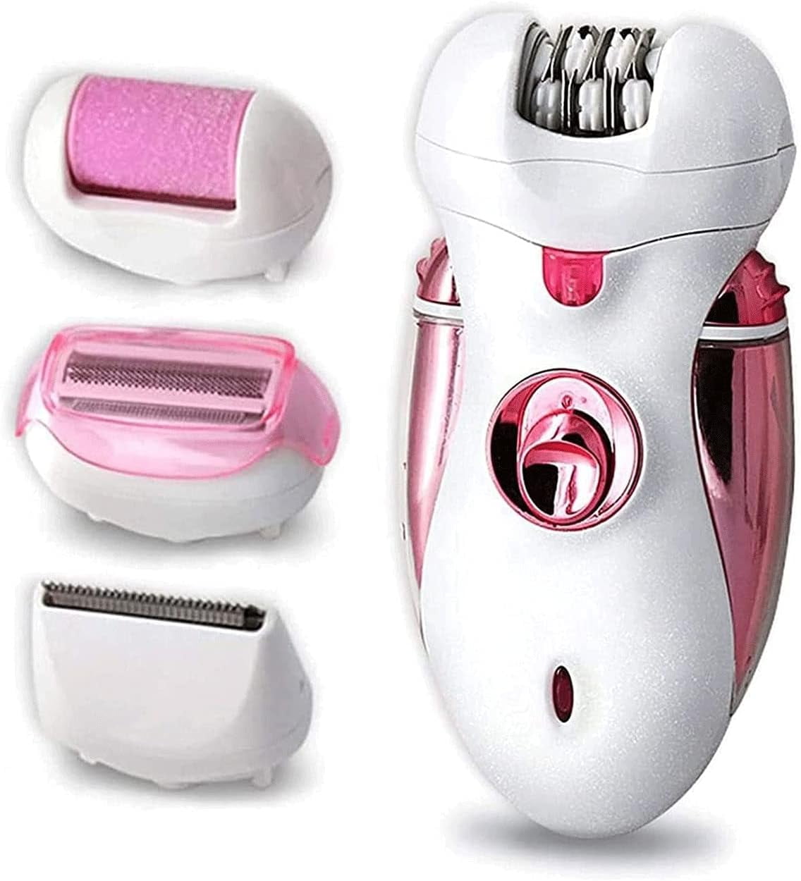 Hair Removal Epilator for Women Rechargeable Electric Razor Shaver, 4 in 1 Multi-Function Electric Razor, Dry & Wet Available