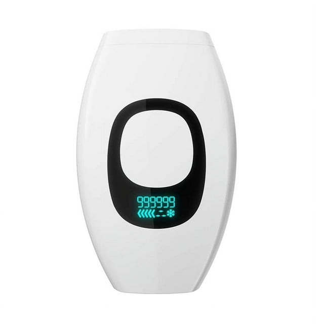 Hair Removal Laser Epilator for Women Flash Depilator LCD Pulses Permanent Laser Epilator Painless Hair Removal (white,US Plug)