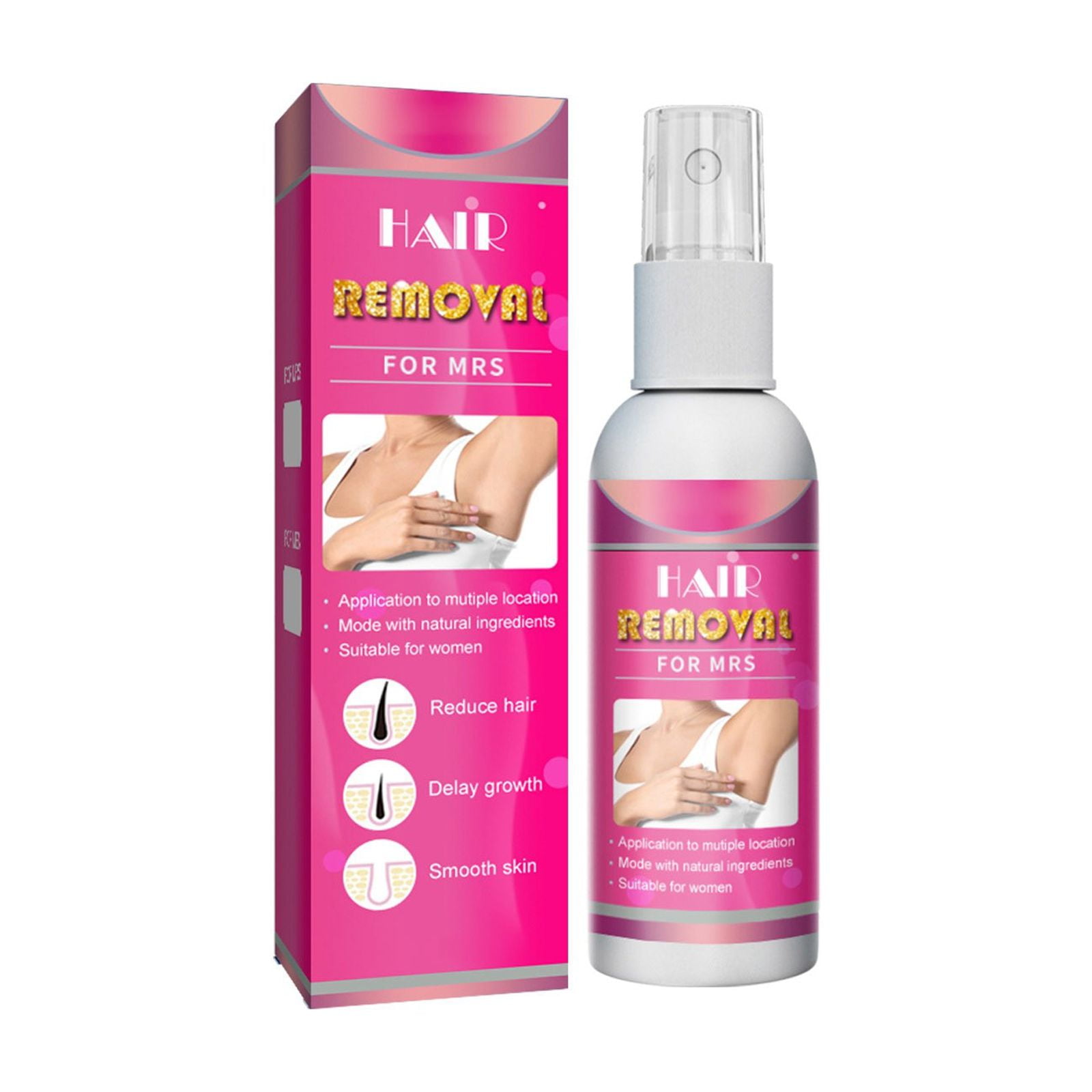 Hair Removal Spray Gentle Refreshing And Non Irritating Hair Removal