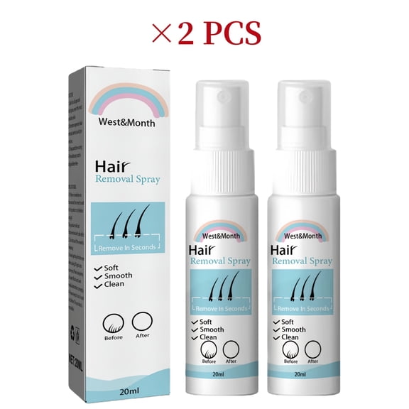 Hair Removal Spray, Hair Growth Inhibitor, Reducing And Inhibiting Hair Growth, Legs, Underarms,Natural Non-Irritating